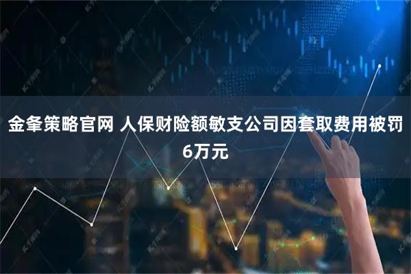 金夆策略官网 人保财险额敏支公司因套取费用被罚6万元